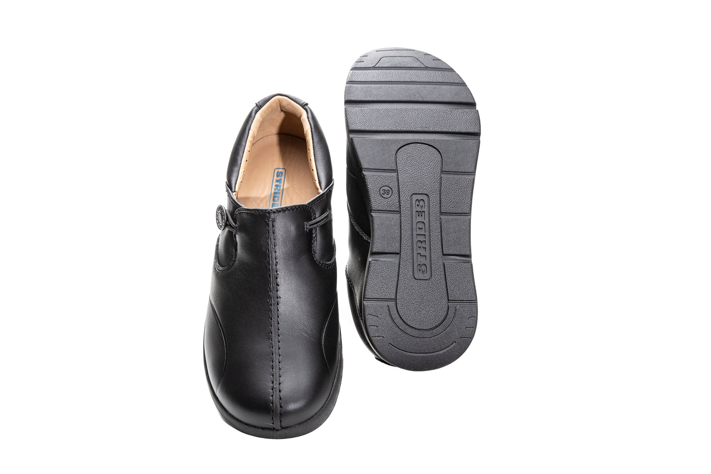 Strides - Saigon Button Leather Shoe